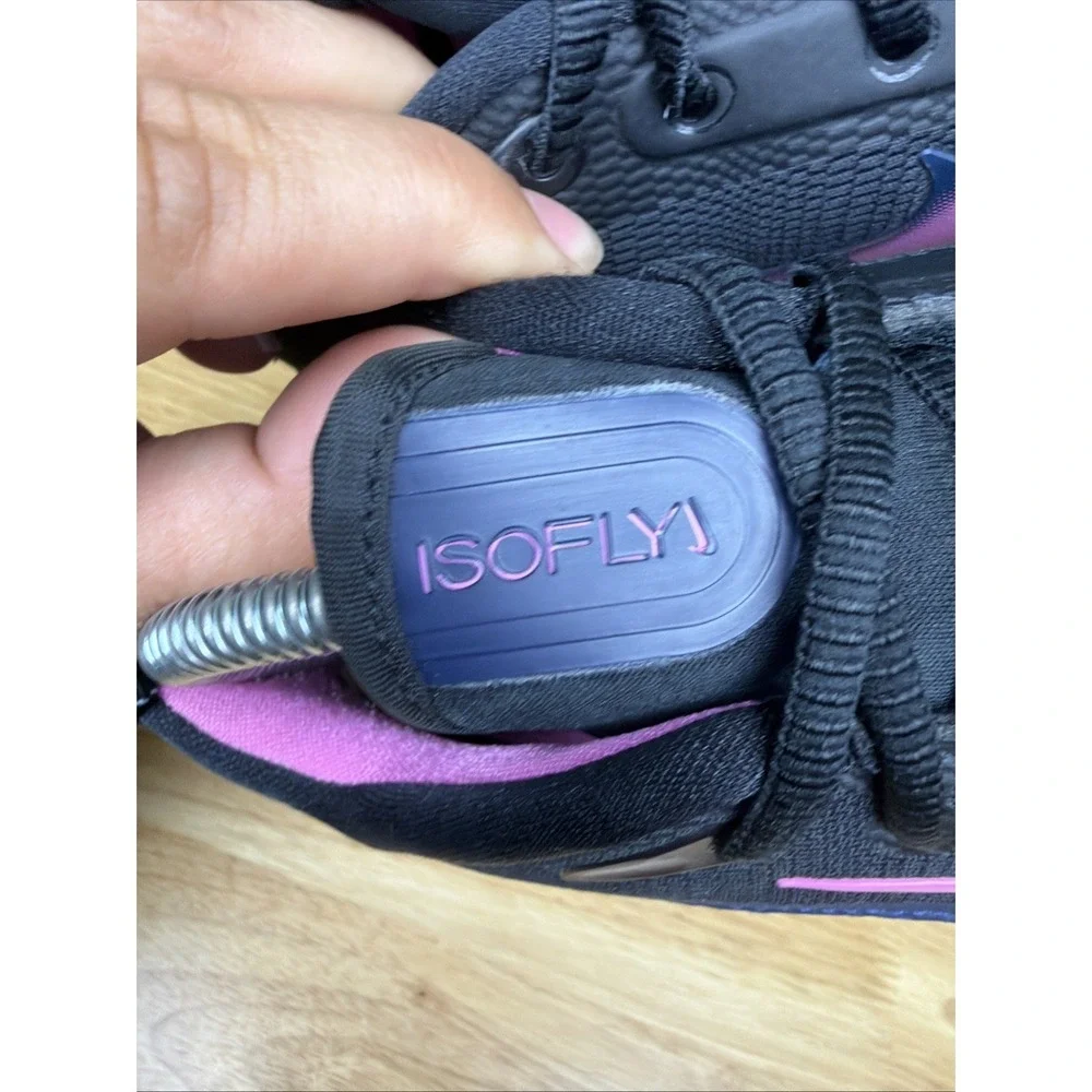 Nike IsoFly Athletic Sneakers Basketball Shoes FN4384-003 BlackPink 5Y Women 6.5